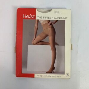 Heist The Fifteen Contour Tights Pantyhose‎ Size 4-6 UK Shade 20 Tan NIB